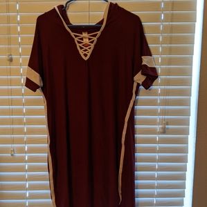 Hooded Work Out Dress